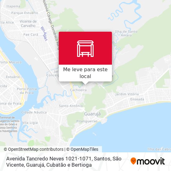 Avenida Tancredo Neves 1021-1071 mapa