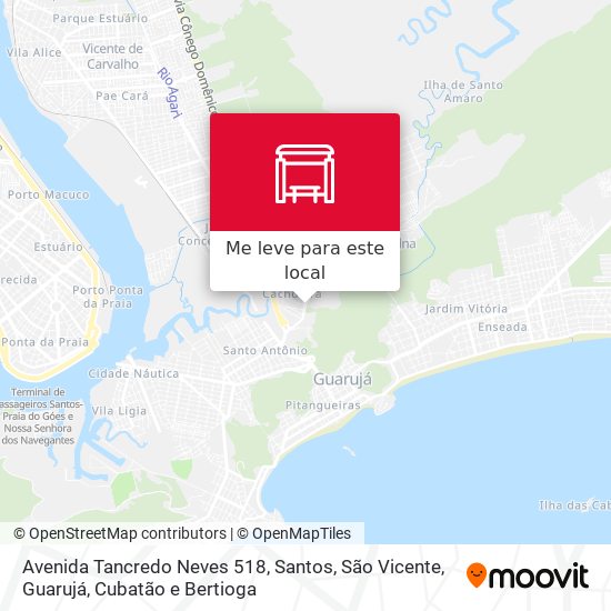 Avenida Tancredo Neves 518 mapa