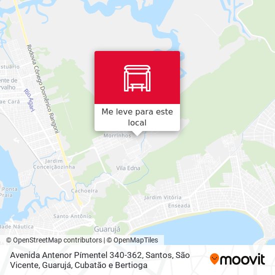 Avenida Antenor Pímentel 340-362 mapa