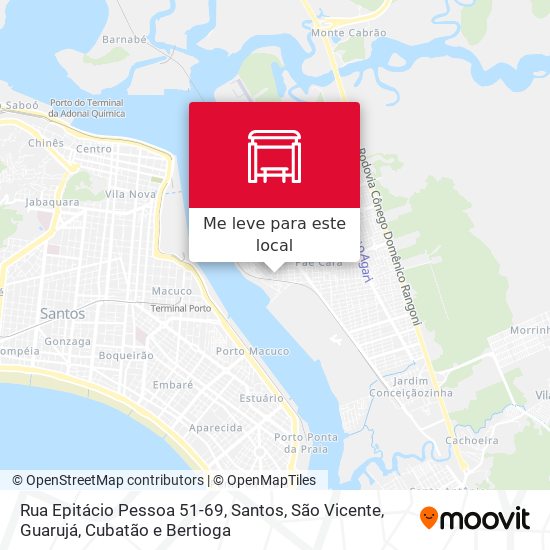 Rua Epitácio Pessoa 51-69 mapa