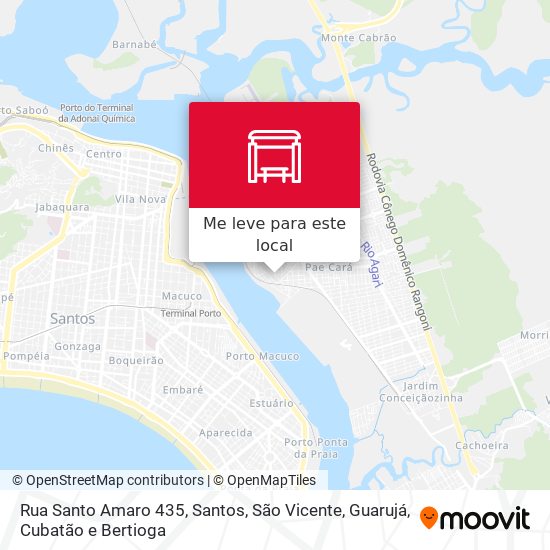 Rua Santo Amaro 435 mapa