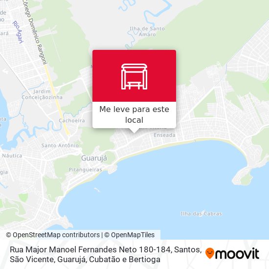 Rua Major Manoel Fernandes Neto 180-184 mapa