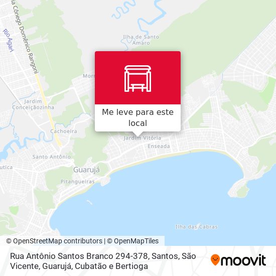 Rua Antônio Santos Branco 294-378 mapa