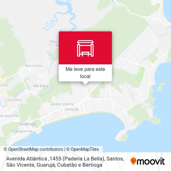 Avenida Atlântica ,1455 (Padaria La Bella) mapa