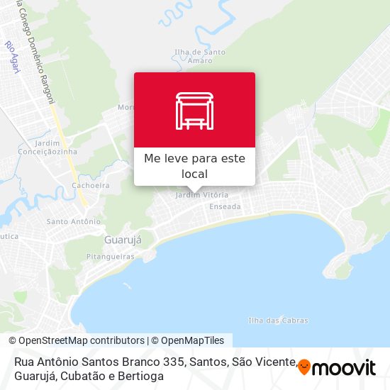 Rua Antônio Santos Branco 335 mapa