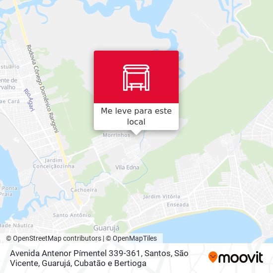 Avenida Antenor Pímentel 339-361 mapa