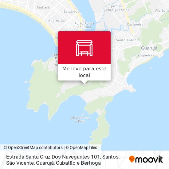 Estrada Santa Cruz Dos Navegantes 101 mapa