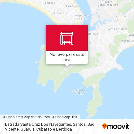 Estrada Santa Cruz Dos Navegantes mapa