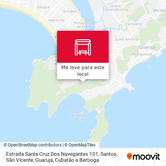 Estrada Santa Cruz Dos Navegantes 101 mapa
