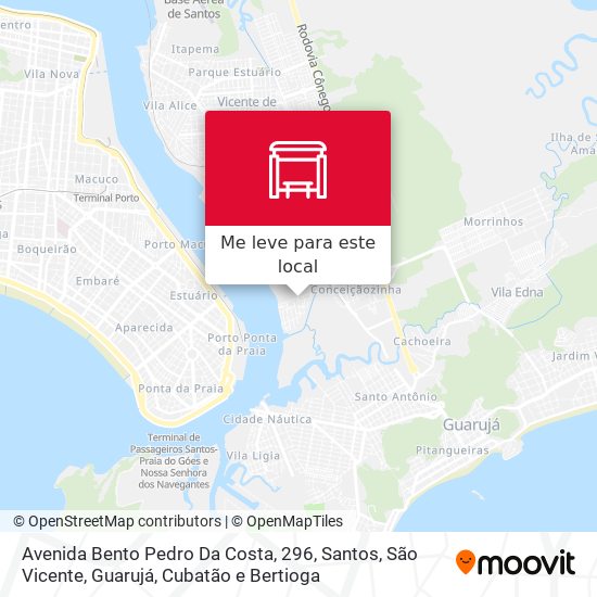 Avenida Bento Pedro Da Costa, 296 mapa