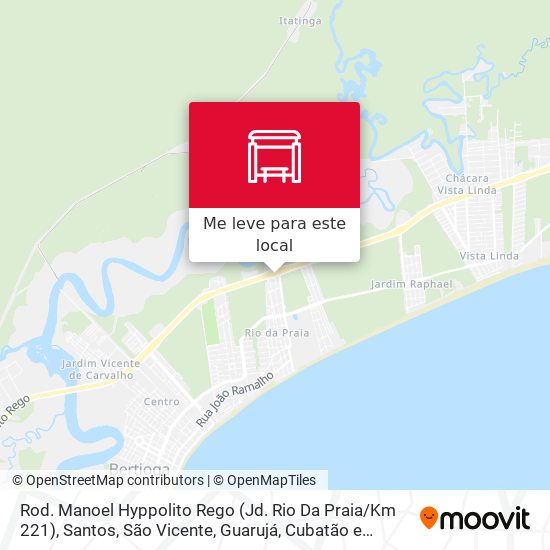 Rod. Manoel Hyppolito Rego (Jd. Rio Da Praia / Km 221) mapa
