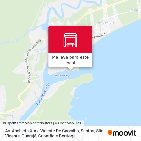 Av. Anchieta X Av. Vicente De Carvalho mapa