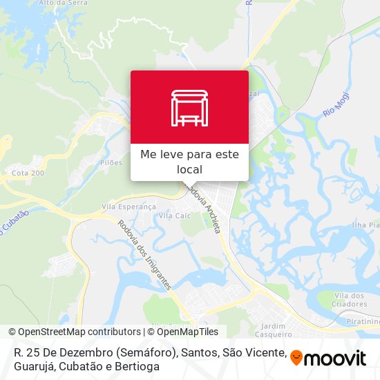 R. 25 De Dezembro (Semáforo) mapa