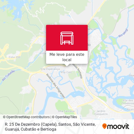 R. 25 De Dezembro (Capela) mapa
