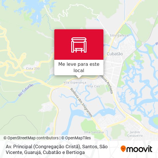 Av. Principal (Congregação Cristã) mapa