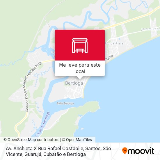 Av. Anchieta X Rua Rafael Costábile mapa