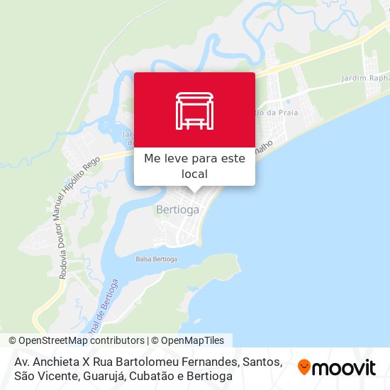 Av. Anchieta X Rua Bartolomeu Fernandes mapa