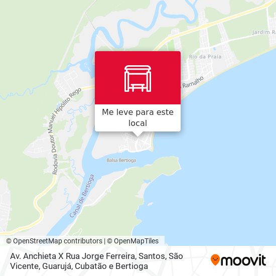 Av. Anchieta X Rua Jorge Ferreira mapa
