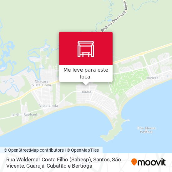 Rua Waldemar Costa Filho (Sabesp) mapa