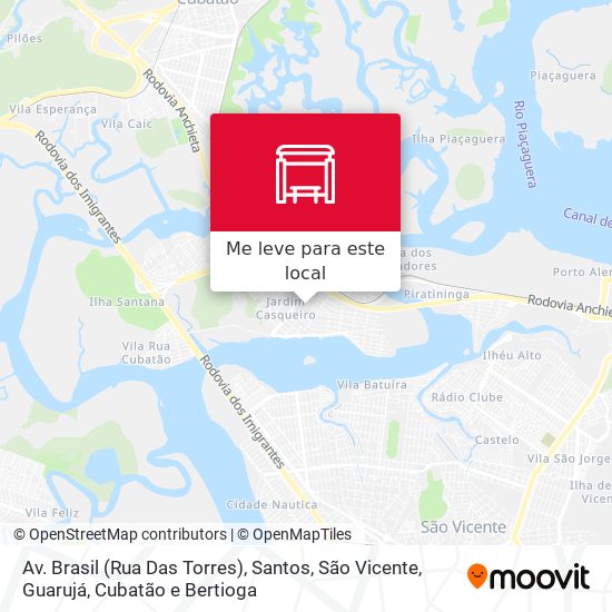 Av. Brasil (Rua Das Torres) mapa