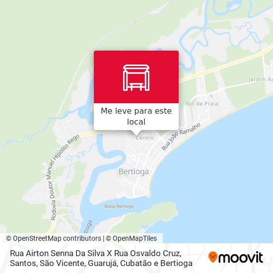 Rua Airton Senna Da Silva X Rua Osvaldo Cruz mapa