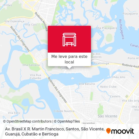 Av. Brasil X R. Martin Francisco mapa