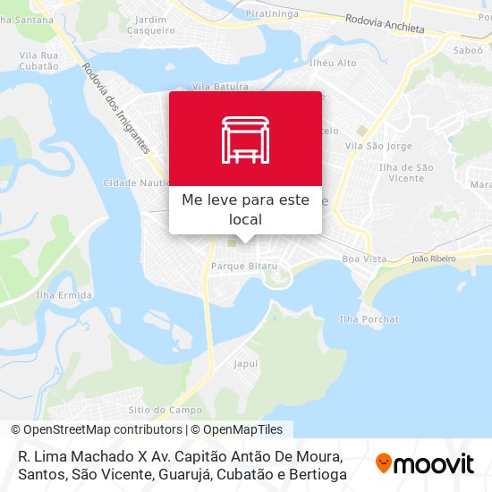 R. Lima Machado X Av. Capitão Antão De Moura mapa