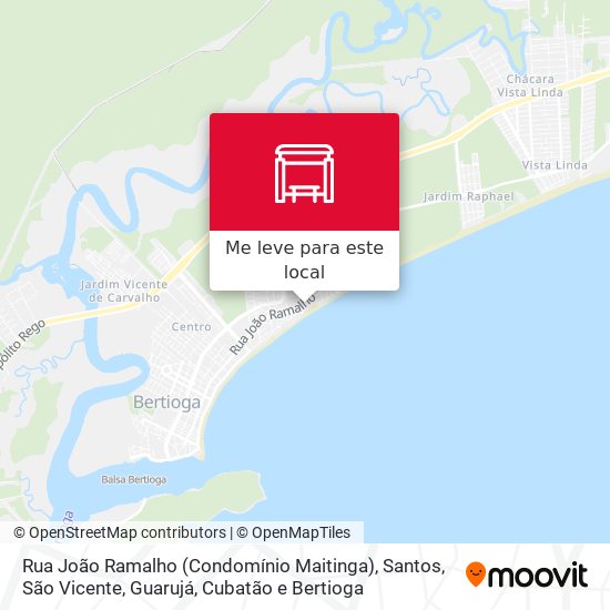 Rua João Ramalho (Condomínio Maitinga) mapa