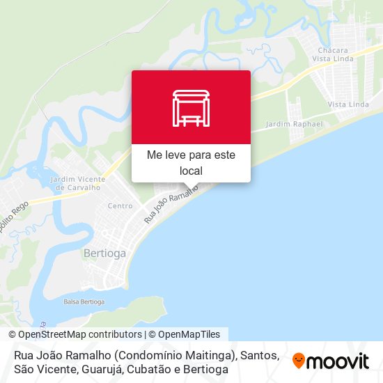 Rua João Ramalho (Condomínio Maitinga) mapa