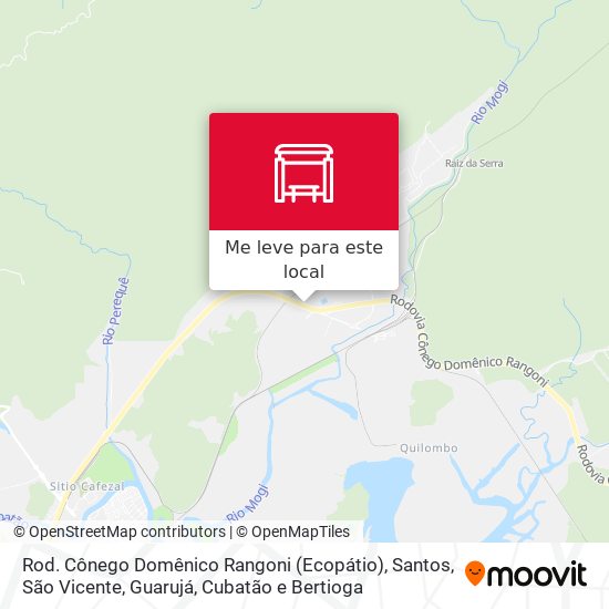 Rod. Cônego Domênico Rangoni (Ecopátio) mapa