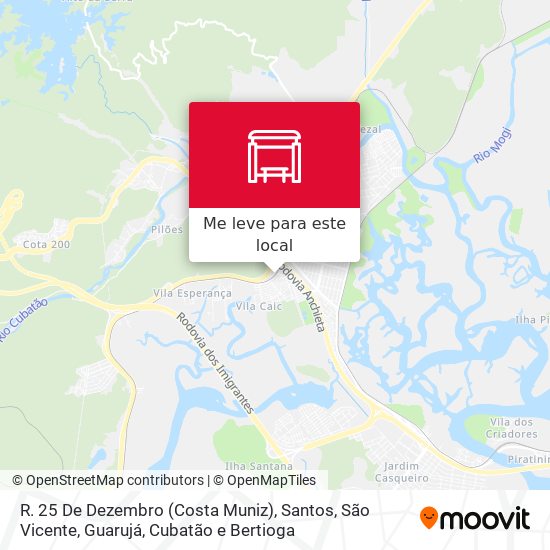 R. 25 De Dezembro (Costa Muniz) mapa