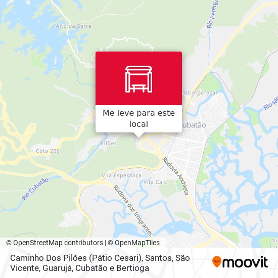 Caminho Dos Pilões (Pátio Cesari) mapa