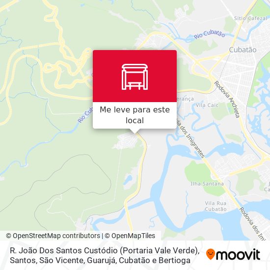 R. João Dos Santos Custódio (Portaria Vale Verde) mapa