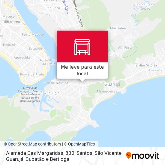 Alameda Das Margaridas, 830 mapa