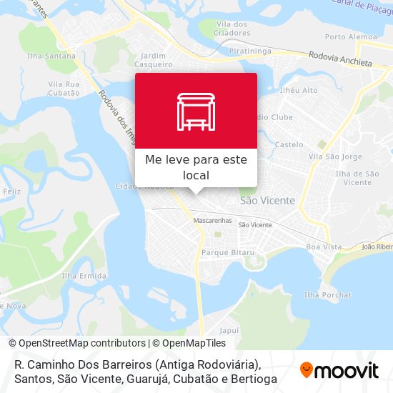 R. Caminho Dos Barreiros (Antiga Rodoviária) mapa