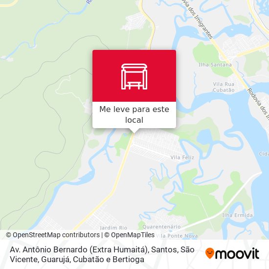 Av. Antônio Bernardo (Extra Humaitá) mapa