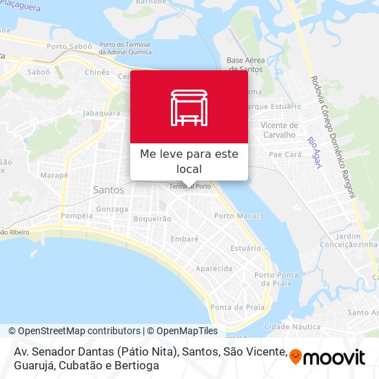 Av. Senador Dantas (Pátio Nita) mapa