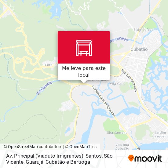 Av. Principal (Viaduto Imigrantes) mapa