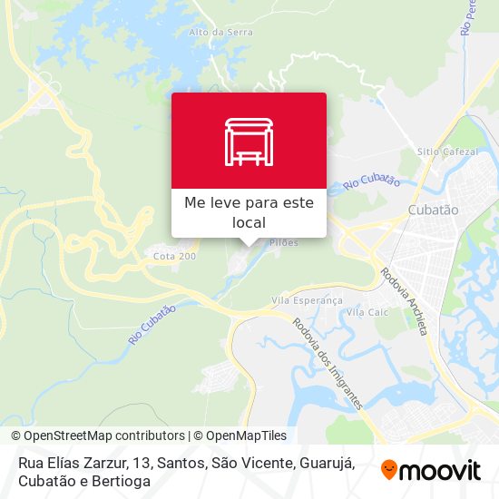 Rua Elías Zarzur, 13 mapa