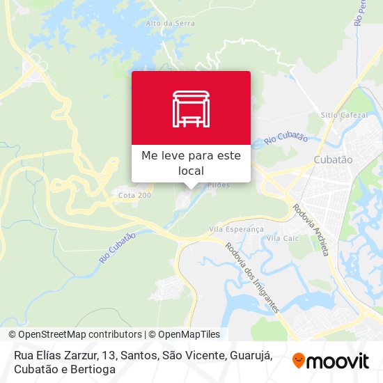 Rua Elías Zarzur, 13 mapa