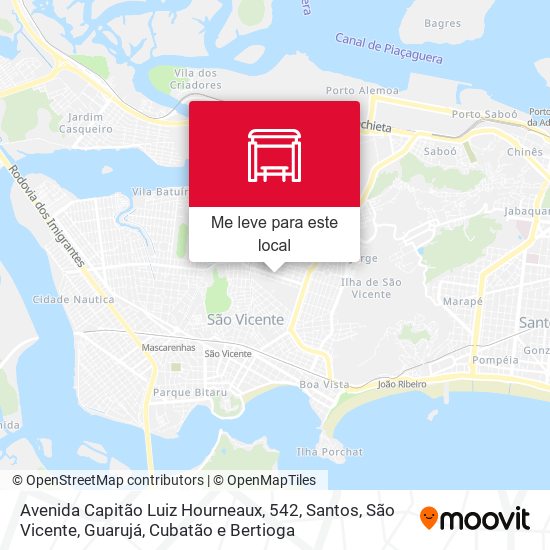 Avenida Capitão Luiz Hourneaux, 542 mapa