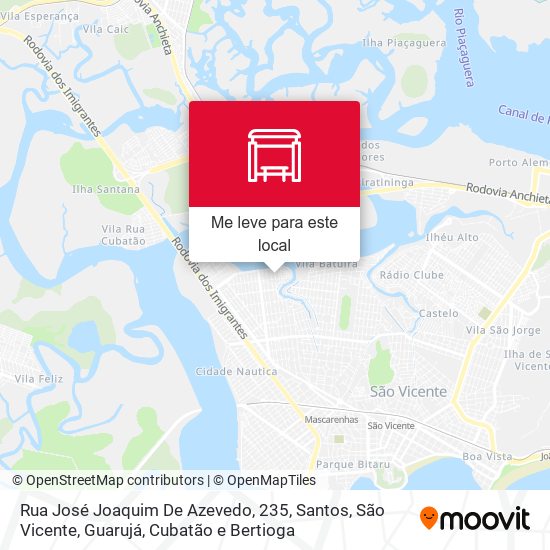 Rua José Joaquim De Azevedo, 235 mapa