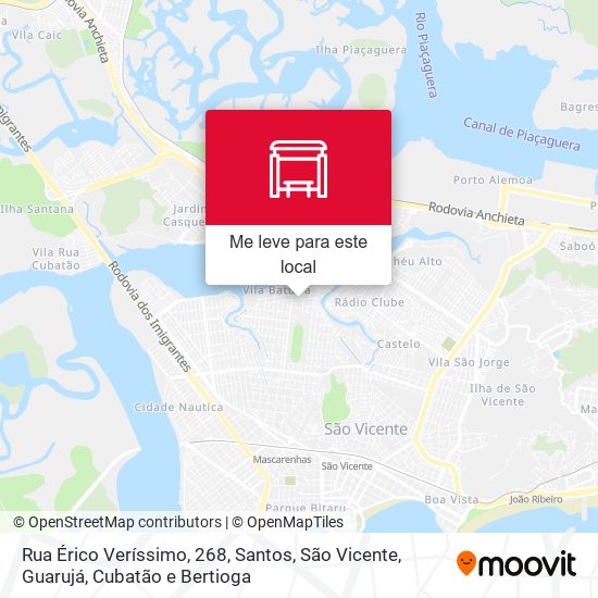 Rua Érico Veríssimo, 268 mapa
