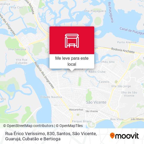 Rua Érico Veríssimo, 830 mapa