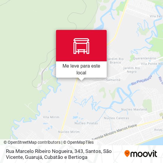 Rua Marcelo Ribeiro Nogueira, 343 mapa