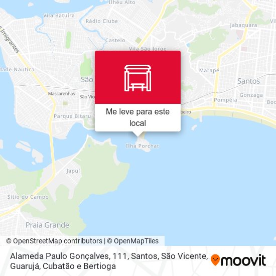 Alameda Paulo Gonçalves, 111 mapa