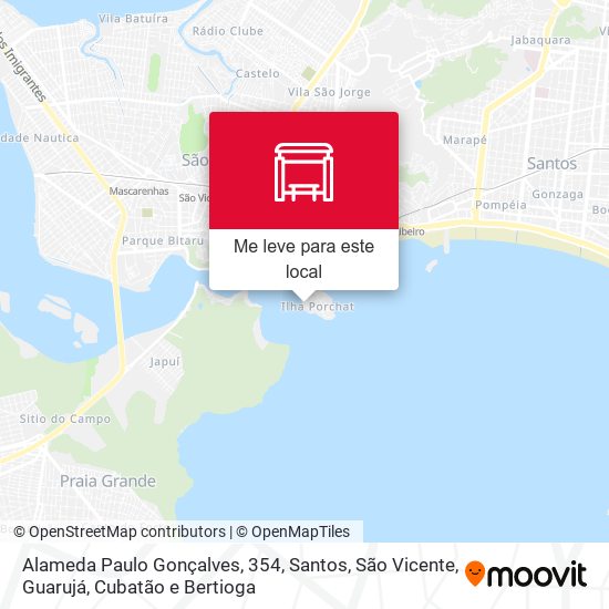 Alameda Paulo Gonçalves, 354 mapa