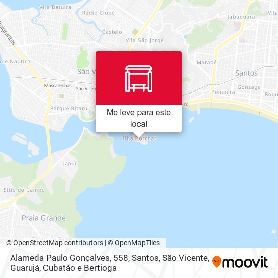Alameda Paulo Gonçalves, 558 mapa