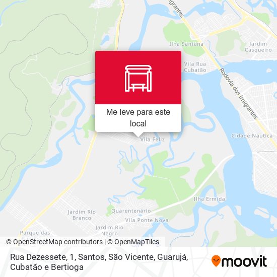 Rua Dezessete, 1 mapa