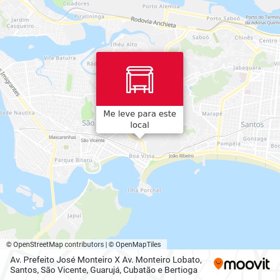 Av. Prefeito José Monteiro X Av. Monteiro Lobato mapa